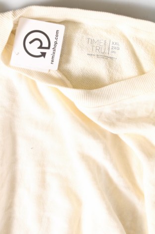 Γυναικεία μπλούζα Time and tru, Μέγεθος XXL, Χρώμα Εκρού, Τιμή 4,70 €