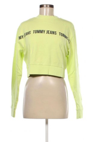 Дамска блуза Tommy Jeans, Размер M, Цвят Зелен, Цена 64,40 лв.
