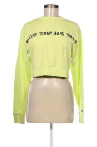 Дамска блуза Tommy Jeans, Размер S, Цвят Зелен, Цена 64,40 лв.