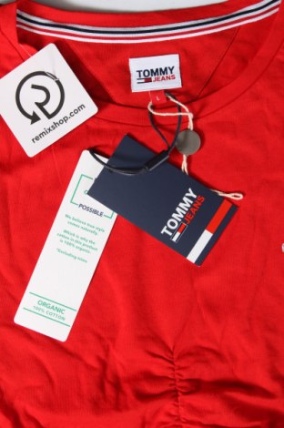 Damen Shirt Tommy Jeans, Größe L, Farbe Rot, Preis 34,86 €