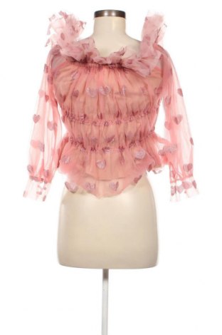Дамска блуза U, Размер M, Цвят Розов, Цена 19,00 лв.