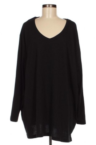 Γυναικεία μπλούζα Ulla Popken, Μέγεθος 5XL, Χρώμα Μαύρο, Τιμή 39,69 €
