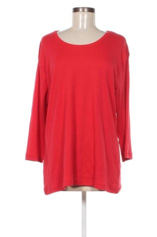 Γυναικεία μπλούζα Via Cortesa, Μέγεθος XXL, Χρώμα Κόκκινο, Τιμή 17,26 €