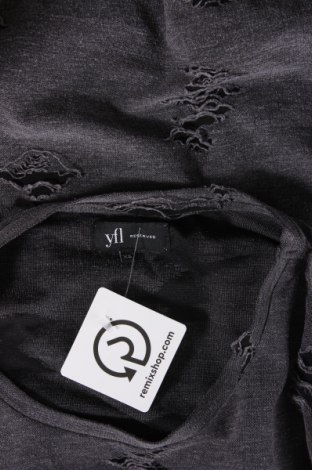 Γυναικεία μπλούζα Yfl Reserved, Μέγεθος XS, Χρώμα Γκρί, Τιμή 4,60 €