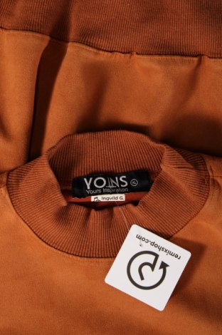 Дамска блуза Yoins, Размер XL, Цвят Кафяв, Цена 10,45 лв.
