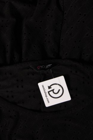 Γυναικεία μπλούζα Yours, Μέγεθος 3XL, Χρώμα Μαύρο, Τιμή 9,72 €