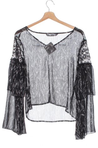 Дамска блуза Zara, Размер XS, Цвят Черен, Цена 19,81 лв.