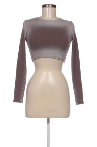 Дамска блуза Zara, Размер S, Цвят Кафяв, Цена 16,42 лв.
