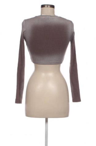 Дамска блуза Zara, Размер S, Цвят Кафяв, Цена 13,14 лв.
