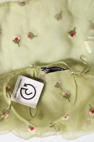 Bluză de femei Zara, Mărime M, Culoare Verde, Preț 69,82 Lei