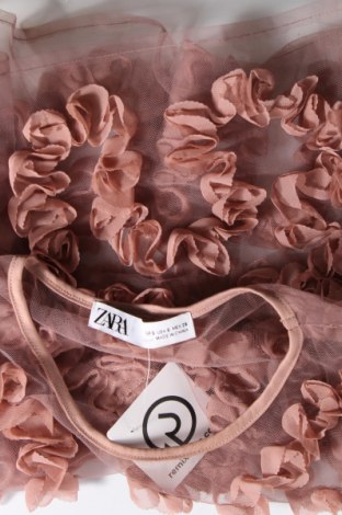 Дамска блуза Zara, Размер S, Цвят Пепел от рози, Цена 20,00 лв.