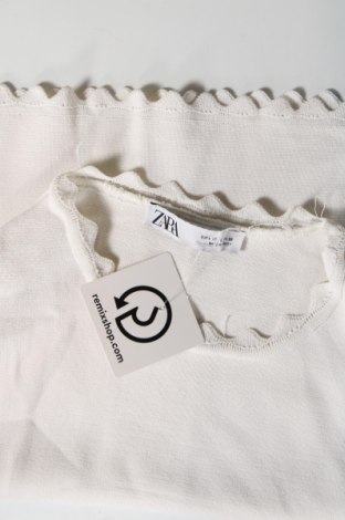 Damen Shirt Zara, Größe L, Farbe Weiß, Preis 13,92 €