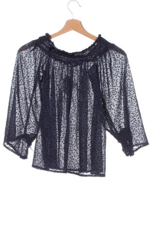 Дамска блуза Zara, Размер XS, Цвят Син, Цена 8,10 лв.
