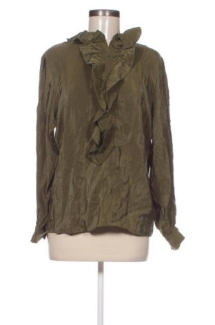 Дамска блуза Zara, Размер M, Цвят Зелен, Цена 12,98 лв.