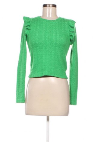 Дамска блуза Zara, Размер S, Цвят Зелен, Цена 16,23 лв.
