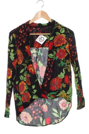 Дамска блуза Zara Trafaluc, Размер XS, Цвят Многоцветен, Цена 12,17 лв.