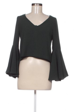 Дамска блуза Zara Trafaluc, Размер M, Цвят Зелен, Цена 11,55 лв.