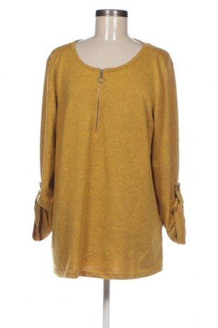 Γυναικεία μπλούζα Zizzi, Μέγεθος S, Χρώμα Κίτρινο, Τιμή 3,62 €