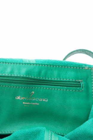 Дамска чанта Alberta Di Canio, Цвят Зелен, Цена 128,41 лв.