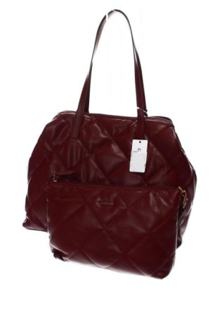 Дамска чанта Guess, Цвят Червен, Цена 198,75 лв.