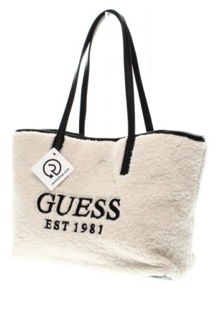 Дамска чанта Guess, Цвят Екрю, Цена 265,00 лв.
