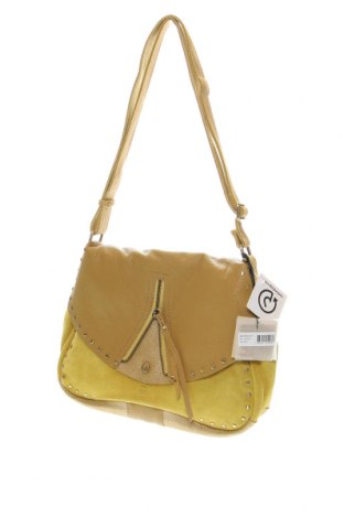 Дамска чанта Mila Louise, Цвят Жълт, Цена 331,55 лв.