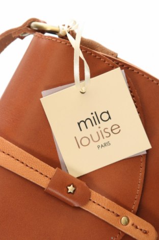 Дамска чанта Mila Louise, Цвят Кафяв, Цена 154,50 лв.