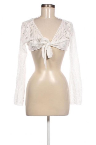 Damen Strickjacke, Größe M, Farbe Weiß, Preis 8,90 €