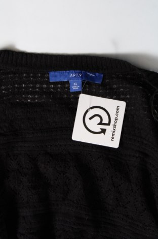 Γυναικεία ζακέτα Apt.9, Μέγεθος XL, Χρώμα Μαύρο, Τιμή 17,94 €