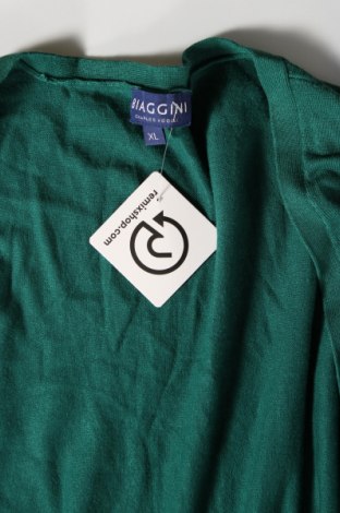 Γυναικεία ζακέτα Biaggini, Μέγεθος XL, Χρώμα Πράσινο, Τιμή 15,53 €
