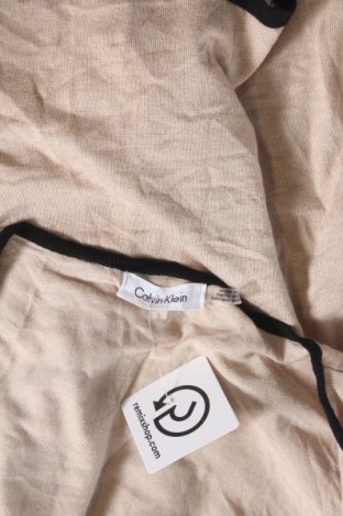Damen Strickjacke Calvin Klein, Größe L, Farbe Beige, Preis € 10,75