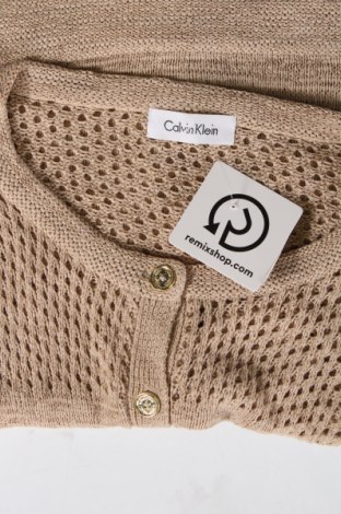 Дамска жилетка Calvin Klein, Размер S, Цвят Бежов, Цена 51,50 лв.