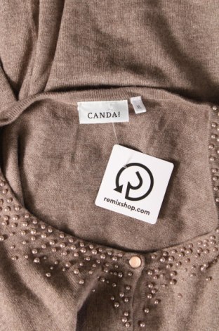 Γυναικεία ζακέτα Canda, Μέγεθος XL, Χρώμα  Μπέζ, Τιμή 5,38 €