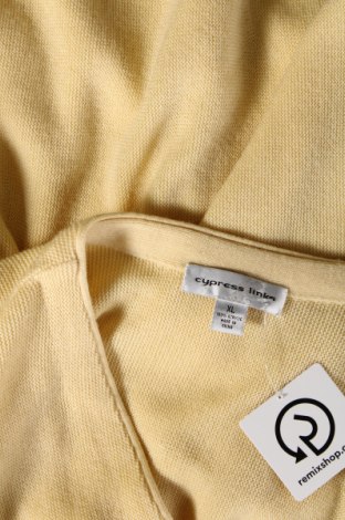 Γυναικεία ζακέτα Cypress, Μέγεθος XL, Χρώμα Κίτρινο, Τιμή 10,19 €