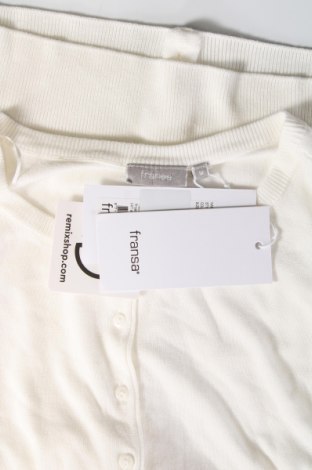 Damen Strickjacke Fransa, Größe M, Farbe Weiß, Preis 47,94 €