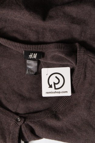 Дамска жилетка H&M, Размер L, Цвят Кафяв, Цена 11,31 лв.