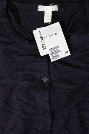 Дамска жилетка H&M, Размер XL, Цвят Син, Цена 20,24 лв.