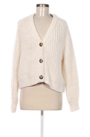 Damen Strickjacke H&M, Größe L, Farbe Weiß, Preis 5,65 €