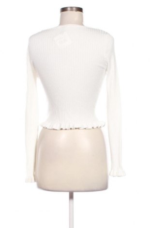 Damen Strickjacke H&M Divided, Größe S, Farbe Weiß, Preis 9,00 €
