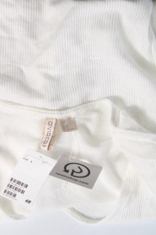 Дамска жилетка H&M Divided, Размер L, Цвят Бял, Цена 46,00 лв.