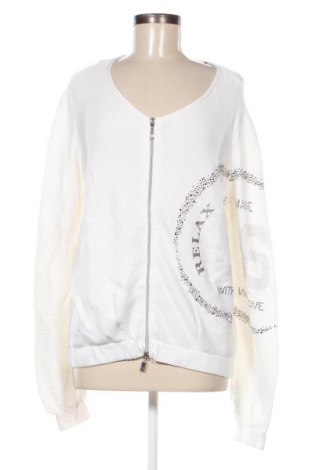 Damen Strickjacke Monari, Größe L, Farbe Weiß, Preis 25,88 €