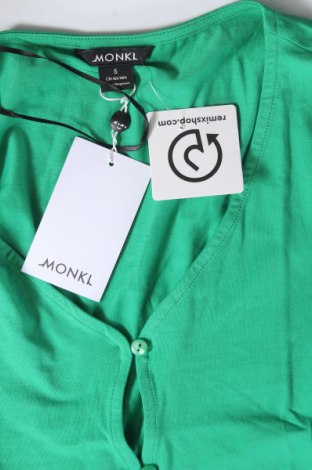 Damen Strickjacke Monki, Größe S, Farbe Grün, Preis 5,77 €