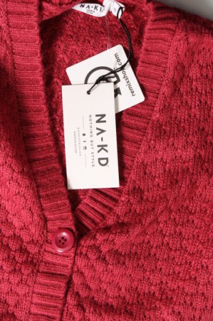 Damen Strickjacke NA-KD, Größe XS, Farbe Rot, Preis 19,18 €