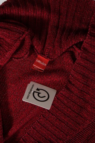 Γυναικεία ζακέτα Olsen, Μέγεθος XXL, Χρώμα Κόκκινο, Τιμή 7,35 €