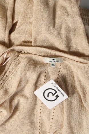 Γυναικεία ζακέτα Tom Tailor, Μέγεθος XL, Χρώμα  Μπέζ, Τιμή 3,80 €