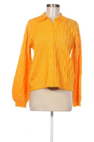 Damen Strickjacke VILA, Größe M, Farbe Orange, Preis 31,96 €