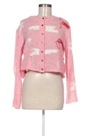 Damen Strickjacke Zara, Größe L, Farbe Rosa, Preis 8,30 €