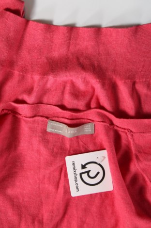 Дамска жилетка Zara, Размер M, Цвят Розов, Цена 27,37 лв.