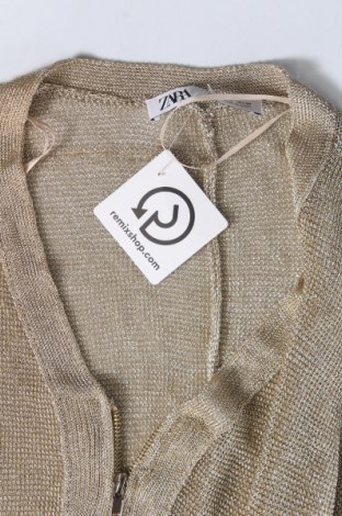 Damen Strickjacke Zara, Größe L, Farbe Beige, Preis 18,79 €