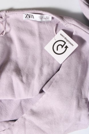 Damen Strickjacke Zara, Größe L, Farbe Lila, Preis 4,83 €